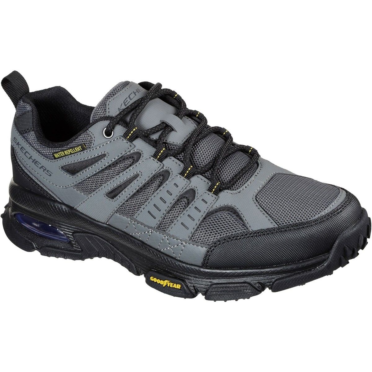 Skechers Skech-Air Envoy Grey Mens Comfort Shoes 237214 In Size 9 In Plain Grey